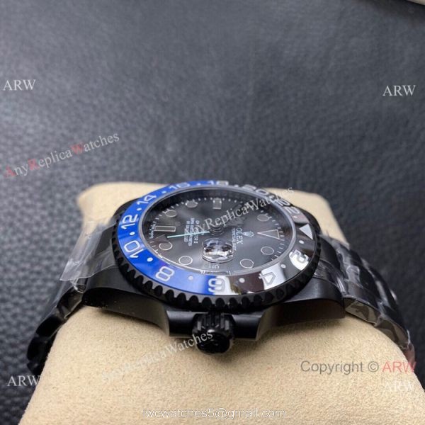 KS Factory Rolex GMT Master II Swiss ETA Black Blue Replica Watch with 2836 Movement KS Factory Rolex GMT Master II Swiss ETA Black Blue Replica Watch with 2836 Movement