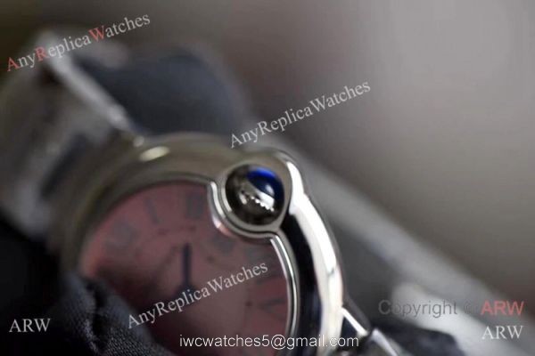 V6 Factory Copy Cartier Ballon Bleu Pink Face 28mm Ladies Watch V6 Factory Copy Cartier Ballon Bleu Pink Face 28mm Ladies Watch