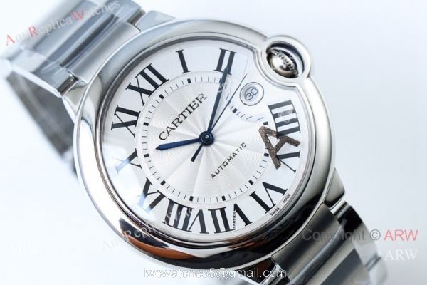 V6 Factory V5 Replica Ballon Bleu De Cartier Stainless Steel Watch 42mm V6 Factory V5 Replica Ballon Bleu De Cartier Stainless Steel Watch 42mm