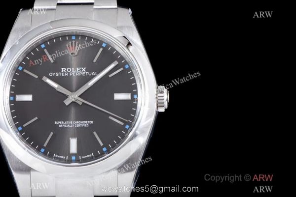 Swiss Replica Rolex Oyster Perpetual SS Gray Dial Watch Rolex ?r 904L Swiss 2836 Movement Swiss Replica Rolex Oyster Perpetual SS Gray Dial Watch Rolex ?r 904L Swiss 2836 Movement