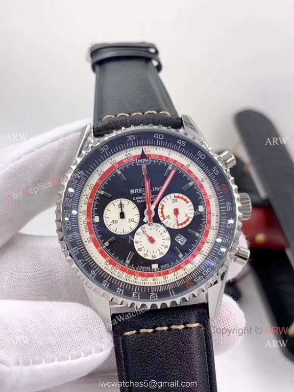 Breitling Navitimer 1 Swissair Stainless Steel Chronograph Watch Breitling Navitimer 1 Swissair Stainless Steel Chronograph Watch