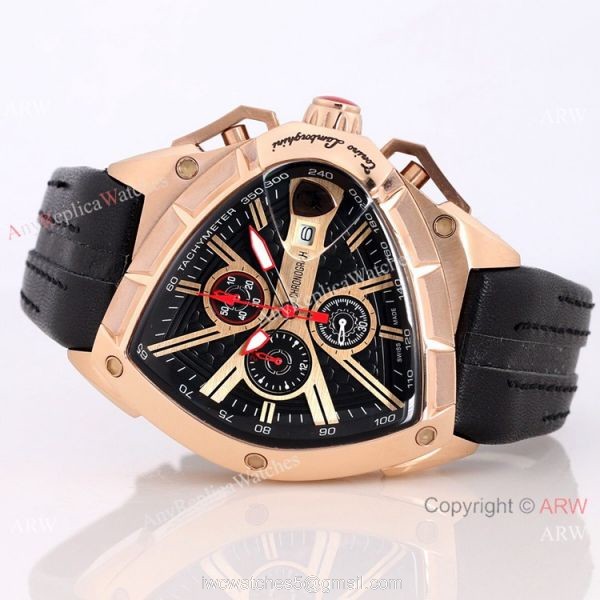 New Copy Lamborghini Spyder 9004 Rose Gold Chrono Watch New Copy Lamborghini Spyder 9004 Rose Gold Chrono Watch