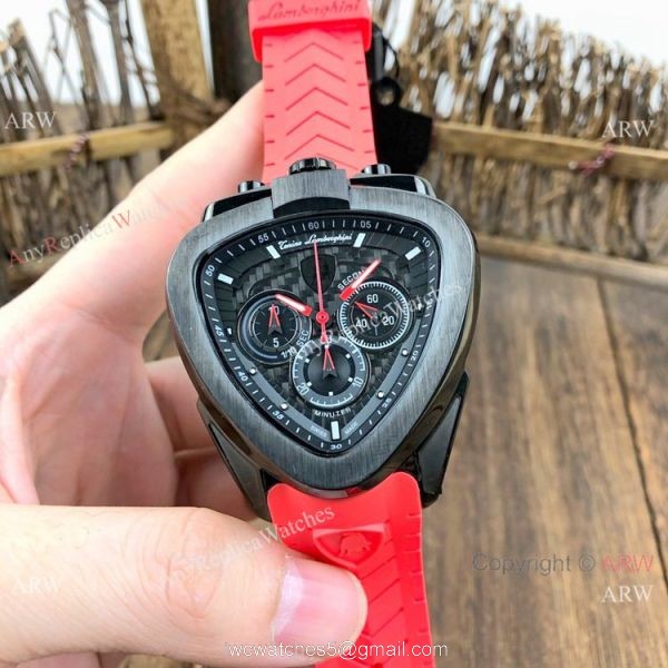 New Replica Lamborghini Spyder Chrono Watches Blue Rubber Strap New Replica Lamborghini Spyder Chrono Watches Blue Rubber Strap