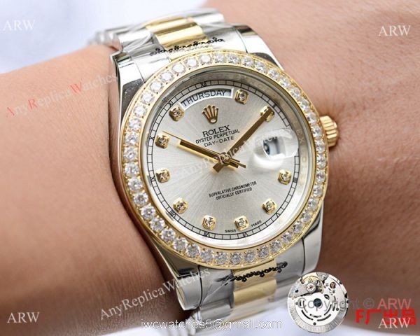 NEW UPGRADED Fake Rolex Presidential DayDate II 2-Tone Watches DJII 41mm NEW UPGRADED Fake Rolex Presidential DayDate II 2-Tone Watches DJII 41mm