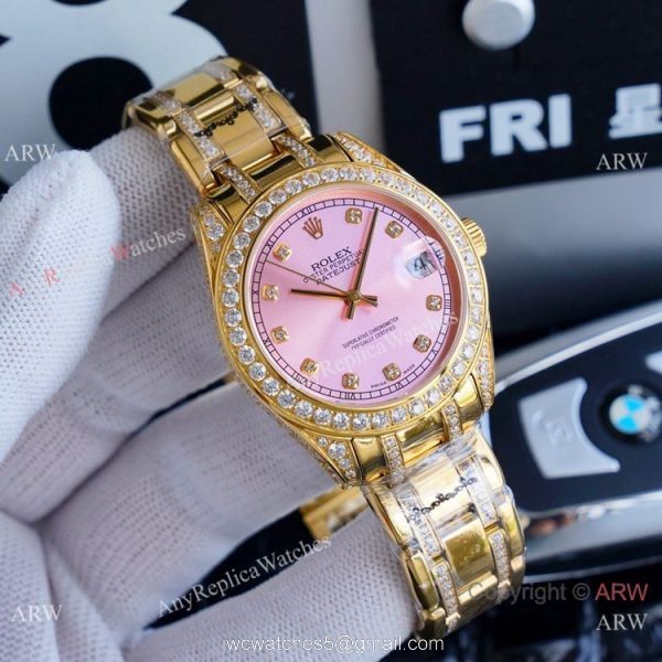 Replica Rolex Datejust Masterpiece Gold Diamond Watches 34mm Replica Rolex Datejust Masterpiece Gold Diamond Watches 34mm