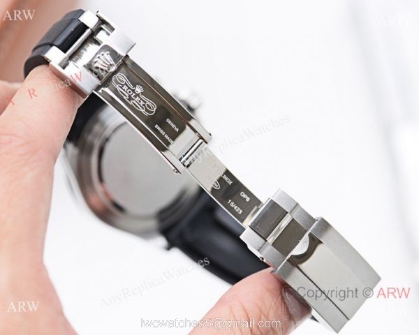 Copy Rolex Daytona Rubber Strap Diamond Markers Watch 40mm Copy Rolex Daytona Rubber Strap Diamond Markers Watch 40mm