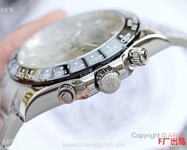 Best Copy Rolex Daytona SS Gray Dial Black Ceramic Mens Watch Best Copy Rolex Daytona SS Gray Dial Black Ceramic Mens Watch