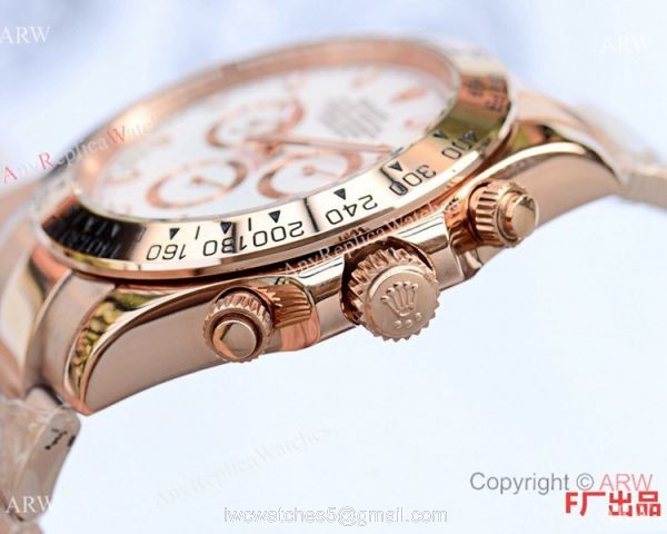 Clone Rolex Daytona Rose Gold Automatic Watch Men Size Clone Rolex Daytona Rose Gold Automatic Watch Men Size