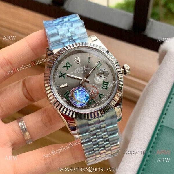 Upgraded Copy Rolex Jubilee Rose Gold Datejust II Watches Green Roman 40mm Upgraded Copy Rolex Jubilee Rose Gold Datejust II Watches Green Roman 40mm