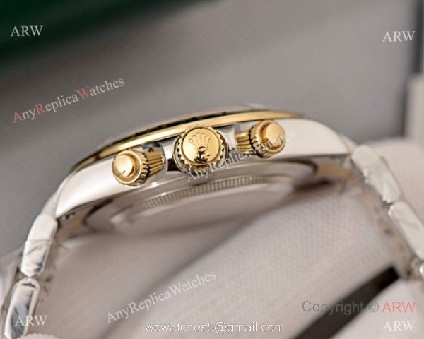 Two Tone Rolex Daytona Blue Dial Replica Replica Watch 40mm Two Tone Rolex Daytona Blue Dial Replica Replica Watch 40mm
