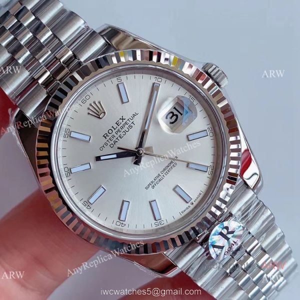 AR Factory V3 Rolex Datejust 41 Silver Dial Jubilee Replica Watch Rolex 126334 AR Factory V3 Rolex Datejust 41 Silver Dial Jubilee Replica Watch Rolex 126334