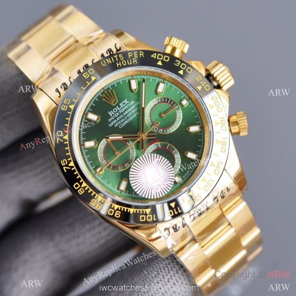 Swiss Quality Clone Rolex Comograph Daytona 40 Watch Olive Green Dial Ceramic Bezel Swiss Quality Clone Rolex Comograph Daytona 40 Watch Olive Green Dial Ceramic Bezel