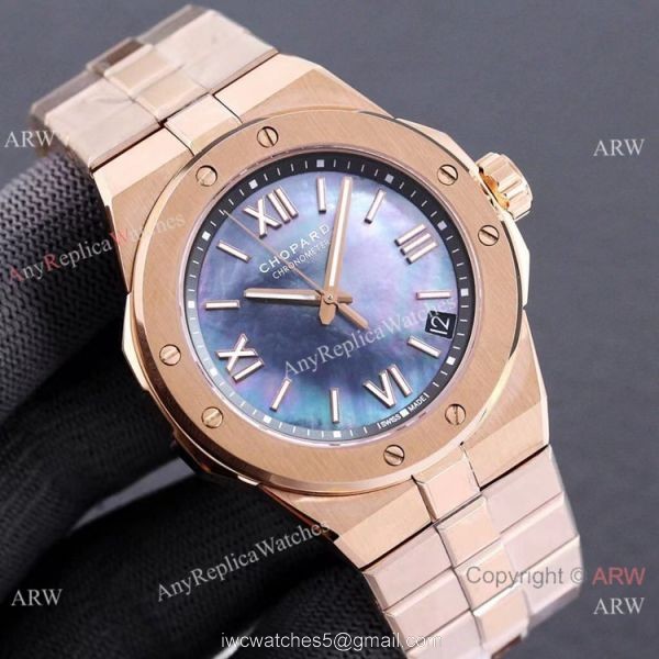 Swiss Replica Chopard Alpine Eagle Men Watch 41mm Blue Dial Rose Gold Swiss Replica Chopard Alpine Eagle Men Watch 41mm Blue Dial Rose Gold