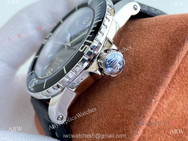 Swiss Quality Copy Blancpain Fifty Fathoms Citizen 8215 Watch Black Dial Green Markers Swiss Quality Copy Blancpain Fifty Fathoms Citizen 8215 Watch Black Dial Green Markers