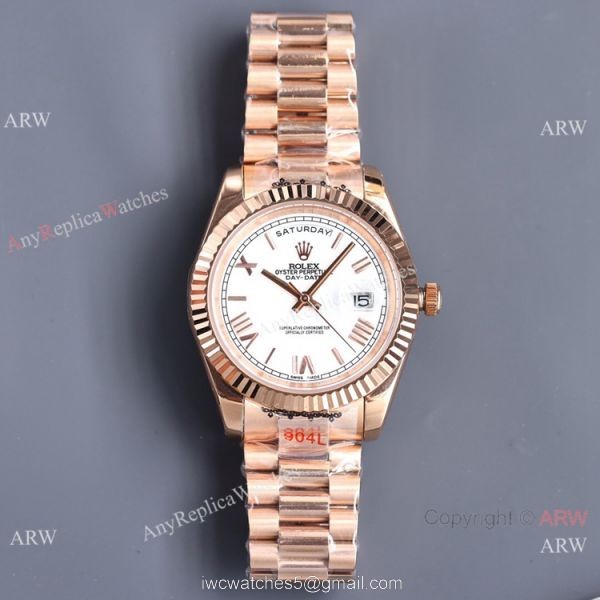 Swiss Quality Rolex Daydate II Citizen 8215 Watch Rose Gold Olive Green Dial 41mm Swiss Quality Rolex Daydate II Citizen 8215 Watch Rose Gold Olive Green Dial 41mm