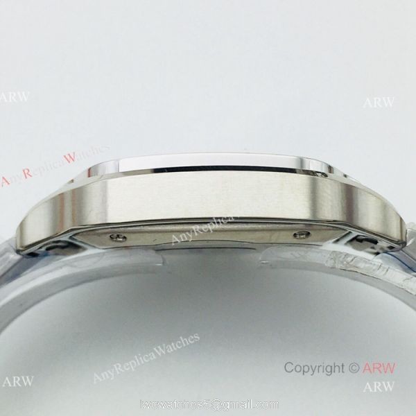 BV Factory 1:1 Copy Ladies Cartier Santos De Cartier Silver Diamond Watch BV Factory 1:1 Copy Ladies Cartier Santos De Cartier Silver Diamond Watch