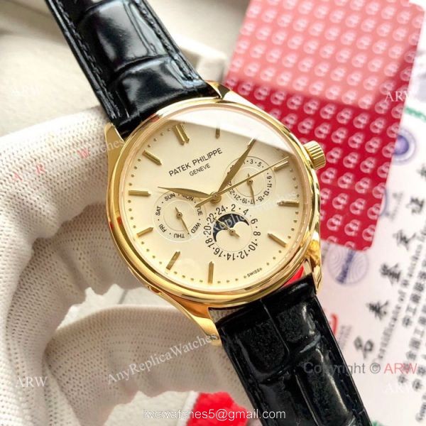 Super Clone Patek Philippe Geneve Complications 40mm Watch Gray Dial Super Clone Patek Philippe Geneve Complications 40mm Watch Gray Dial