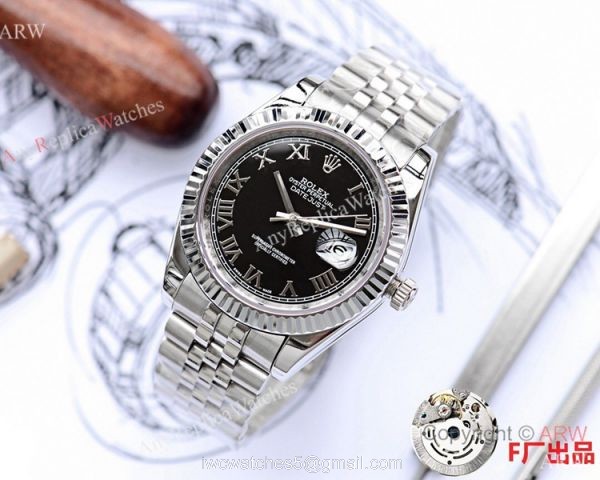 NEW UPGRADED Copy Rolex Jubilee Datejust 2 Watches SS Black Roman Face NEW UPGRADED Copy Rolex Jubilee Datejust 2 Watches SS Black Roman Face