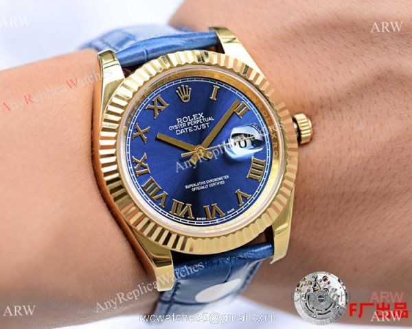 NEW UPGRADED Rolex Datejust II 41mm Men Watches Roman Markers Leather Strap NEW UPGRADED Rolex Datejust II 41mm Men Watches Roman Markers Leather Strap