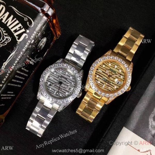 Rolex GMT-Master II Yellow Gold Diamond Case Watch New Replica Rolex GMT-Master II Yellow Gold Diamond Case Watch New Replica