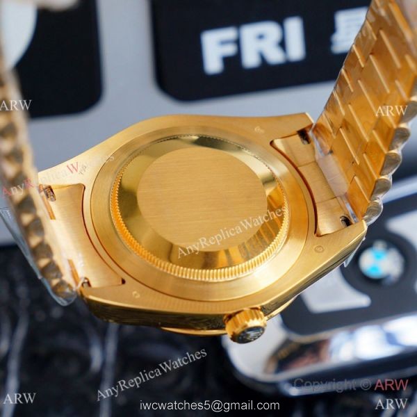 High Quality Rolex Day Date II Gold Iced Out Presidential Watches 41mm High Quality Rolex Day Date II Gold Iced Out Presidential Watches 41mm