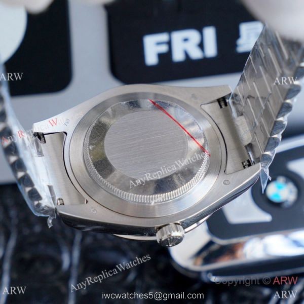 High Quality Replica Rolex Day Date II Iced Out Silver Dial Watches 41mm High Quality Replica Rolex Day Date II Iced Out Silver Dial Watches 41mm
