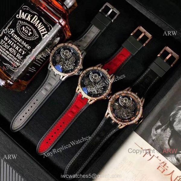 New Copy Roger Dubuis Excalibur Automatic Skeleton Watch Rose Gold Diamond New Copy Roger Dubuis Excalibur Automatic Skeleton Watch Rose Gold Diamond