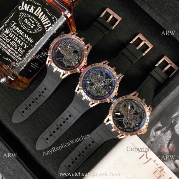 Roger Dubuis Excalibur Spider Rose Gold Skeleton Watches Replica Roger Dubuis Excalibur Spider Rose Gold Skeleton Watches Replica