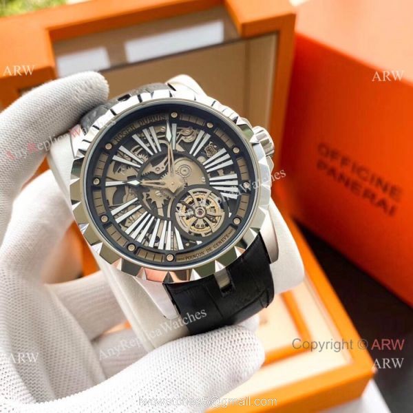 Roger Dubuis Excalibur Rose Gold Tourbillon Extra Large Face Mens Watches Roger Dubuis Excalibur Rose Gold Tourbillon Extra Large Face Mens Watches