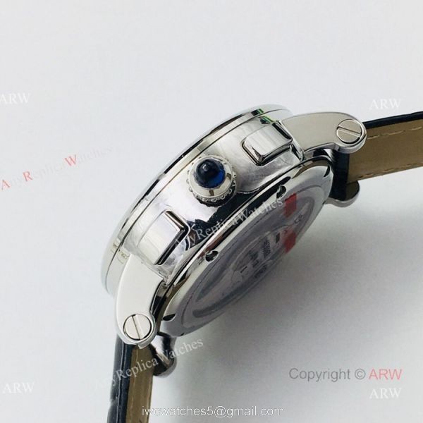 (GZF) 1:1 High Quality Replica Rotonde De Cartier Black Dial Chronograph Watches 40mm (GZF) 1:1 High Quality Replica Rotonde De Cartier Black Dial Chronograph Watches 40mm