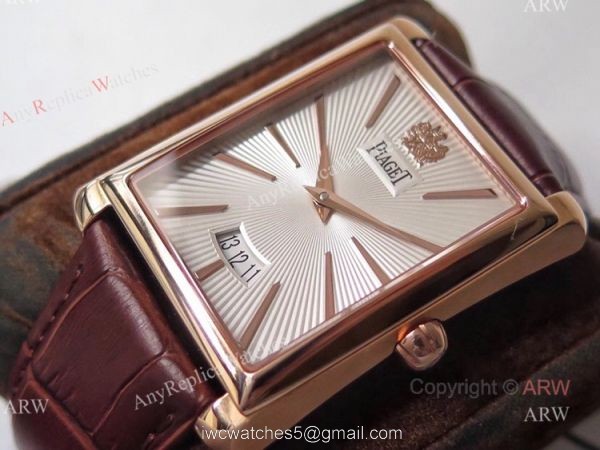 Swiss Replica Mens Piaget Emperador Rose Gold Silver Dial Automatic Watch Swiss Replica Mens Piaget Emperador Rose Gold Silver Dial Automatic Watch