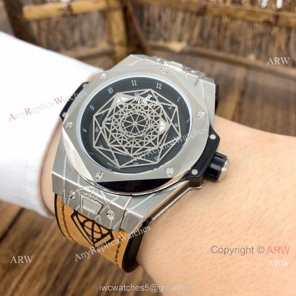 Best Replica Hublot Big Bang Sang Bleu II Automatic Watches SS Case Best Replica Hublot Big Bang Sang Bleu II Automatic Watches SS Case