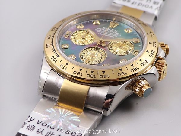 New Two Tone Daytona Rolex Replica Watches Mother Of Pearl Diamond Dial New Two Tone Daytona Rolex Replica Watches Mother Of Pearl Diamond Dial