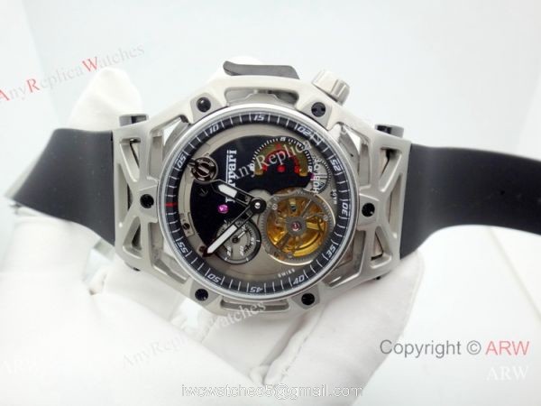 Knockoff Hublot Techframe Ferrari Tourbillon Titanium Watch for Sale Knockoff Hublot Techframe Ferrari Tourbillon Titanium Watch for Sale