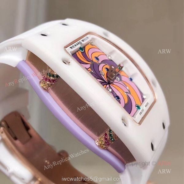New Copy Richard Mille RM 07-03 Cupcake BonBon White Ceramic Ladies Watch New Copy Richard Mille RM 07-03 Cupcake BonBon White Ceramic Ladies Watch