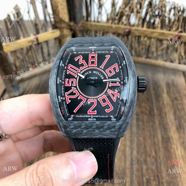 New Copy Franck Muller Vanguard Classical &8216;Crazy Hours Watch Carbon Case New Copy Franck Muller Vanguard Classical &8216;Crazy Hours Watch Carbon Case