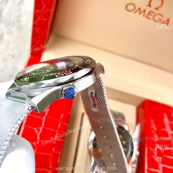 2020 New Omega Seamaster 007 No Time To Die Watch Stainless Steel Mesh Strap 2020 New Omega Seamaster 007 No Time To Die Watch Stainless Steel Mesh Strap