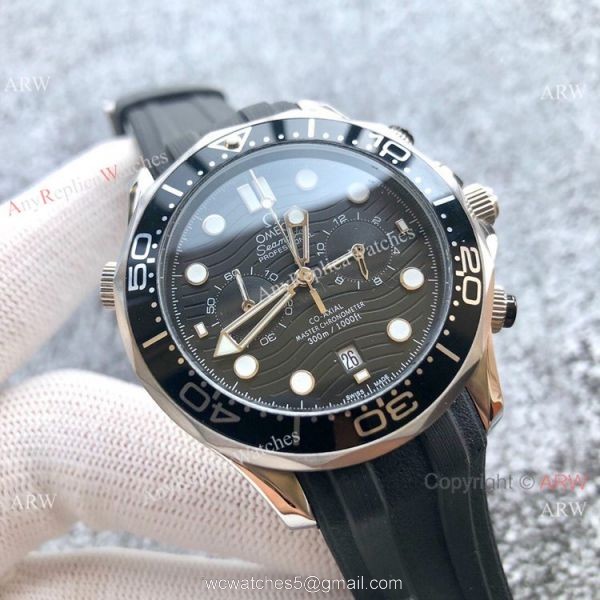 Best Quality Omega Seamaster 300m Chronograph Watches Ss White Dial Best Quality Omega Seamaster 300m Chronograph Watches Ss White Dial