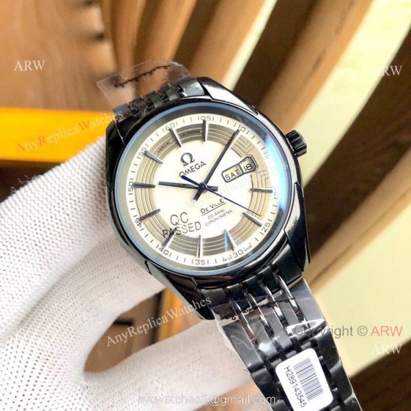 Replica Omega De Ville Hour Vision Brown Dial Watches 41MM Replica Omega De Ville Hour Vision Brown Dial Watches 41MM