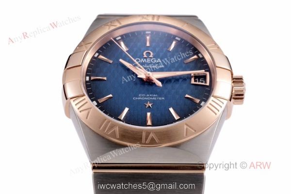 New VS Factory Omega Constellation 2020 Blue Dial Replica Watches 38mm New VS Factory Omega Constellation 2020 Blue Dial Replica Watches 38mm