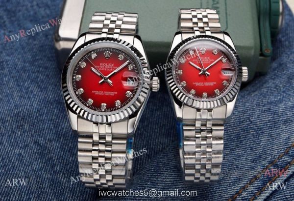 Clone Rolex Datejust Red Dial Stainless Steel Jubilee Watches Clone Rolex Datejust Red Dial Stainless Steel Jubilee Watches