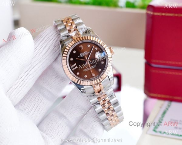 Clone Rolex Oyster Perpetual Datejust 31MM Watches Rose Gold Clone Rolex Oyster Perpetual Datejust 31MM Watches Rose Gold