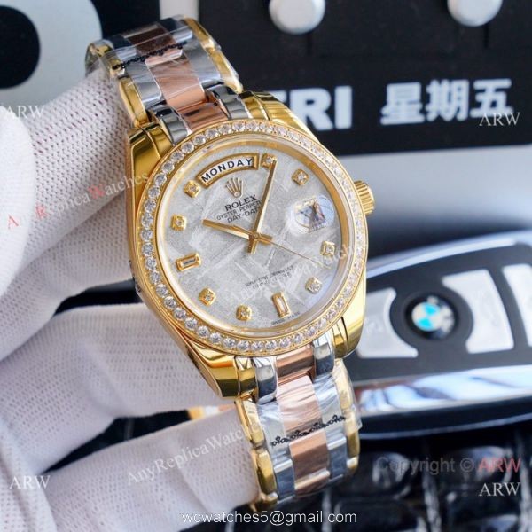High Quality Copy Rolex Oyster Perpetual Day Date Watch 40mm Yellow Gold High Quality Copy Rolex Oyster Perpetual Day Date Watch 40mm Yellow Gold