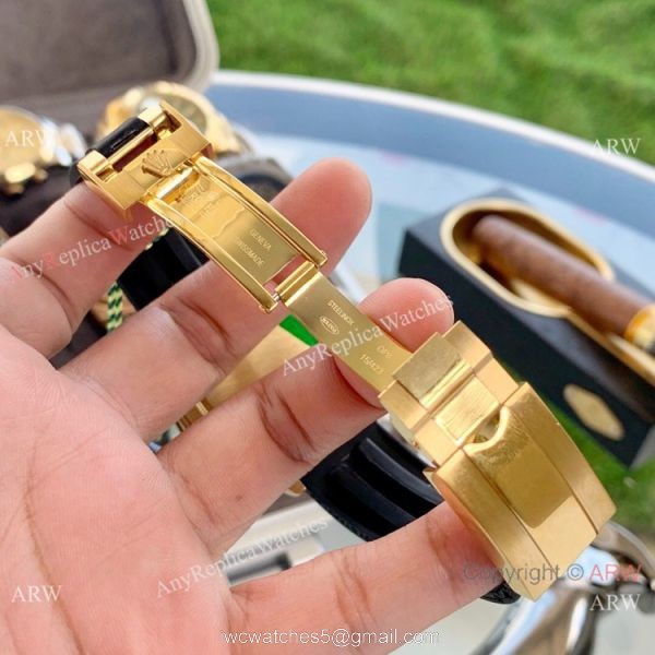 High Quality Copy Rolex Daytona Rubber Band Rainbow Bezel Watch 40mm High Quality Copy Rolex Daytona Rubber Band Rainbow Bezel Watch 40mm