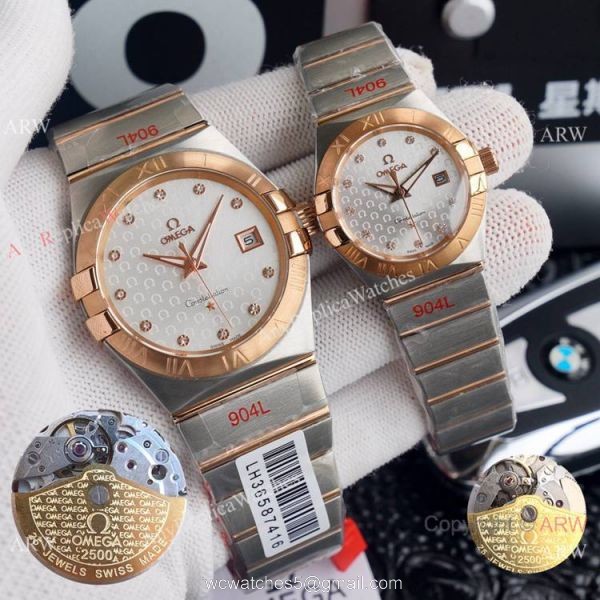 Copy Omega Constellation Logo Face Automatic Watch Omega Couple Watch Copy Omega Constellation Logo Face Automatic Watch Omega Couple Watch