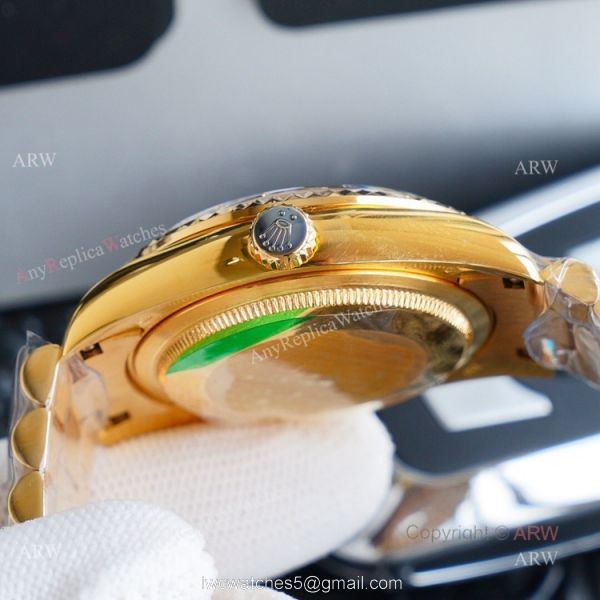 High Quality Replica Gold Rolex Datejust 36mm Black Dial ETA2836 Automatic Watch High Quality Replica Gold Rolex Datejust 36mm Black Dial ETA2836 Automatic Watch