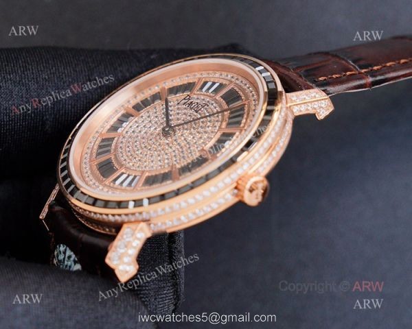 New Rose Gold Piaget Altiplano Diamond Watch 41mm Best Replica New Rose Gold Piaget Altiplano Diamond Watch 41mm Best Replica