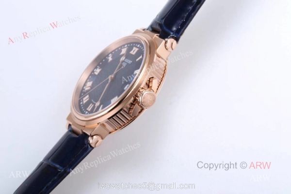 Swiss Replica Breguet Marine 5517 Blue Dial Watch For Men Swiss Replica Breguet Marine 5517 Blue Dial Watch For Men