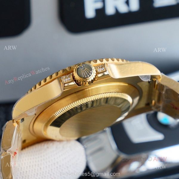 Best Iced Out Rolex Watch Replica Rolex GMT-Master II Gold Diamond Watch Best Iced Out Rolex Watch Replica Rolex GMT-Master II Gold Diamond Watch