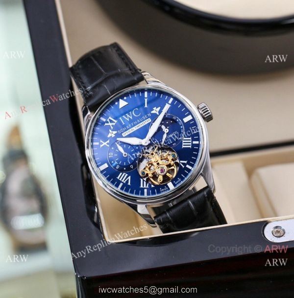 New IWC Schaffhausen Complications Men Watch White Dial Brown Leather Strap New IWC Schaffhausen Complications Men Watch White Dial Brown Leather Strap